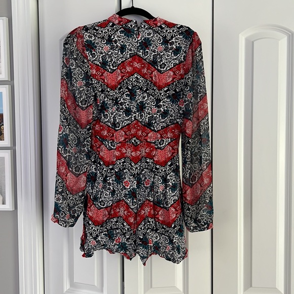 Multi pattern skort romper - Picture 2 of 2